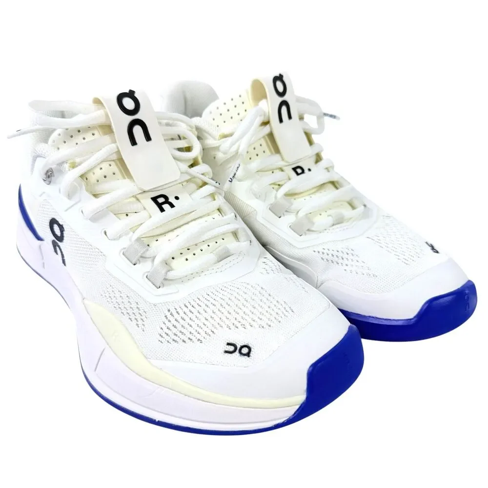 On THE ROGER Pro Women 8 White Cobalt Blue Professional Tennis Carbon Plate - Picture 2 of 10